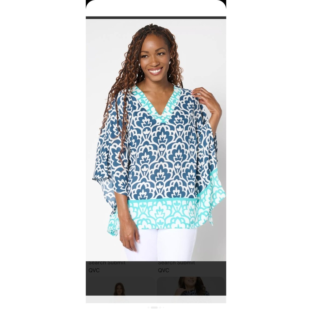 Belle By Kim Gravel Blouse Medium